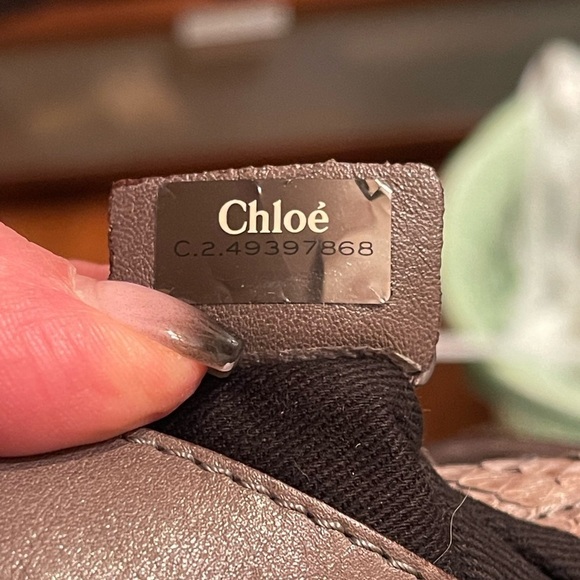 Chloe - Joan Bucket Bag Taupe Python Leather AUTHENTIC Rare 2000 Vintage - Picture 9 of 16